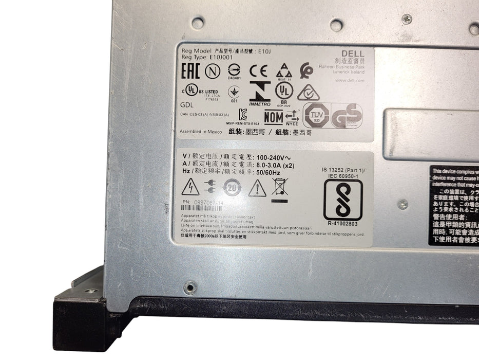 Dell SC4020 SAN Storage Array 24x 2.5" SFF 2x 10G-iSCSI-2 Controllers 2x PSU