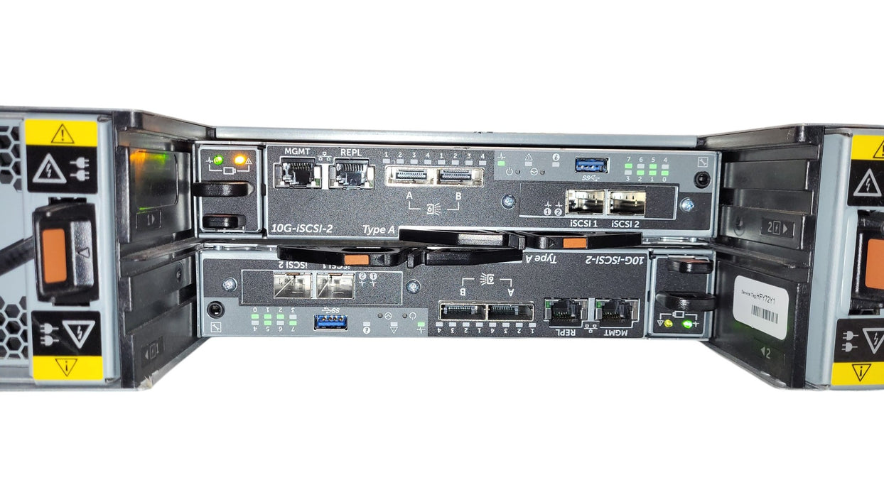 Dell SC4020 SAN Storage Array 24x 2.5" SFF 2x 10G-iSCSI-2 Controllers 2x PSU