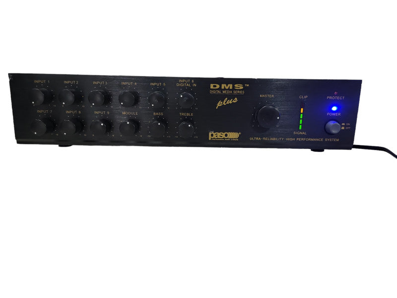 Paso Sound DMS360P 360 Watt 10 Channel 3 Zone Integrated Amplifier