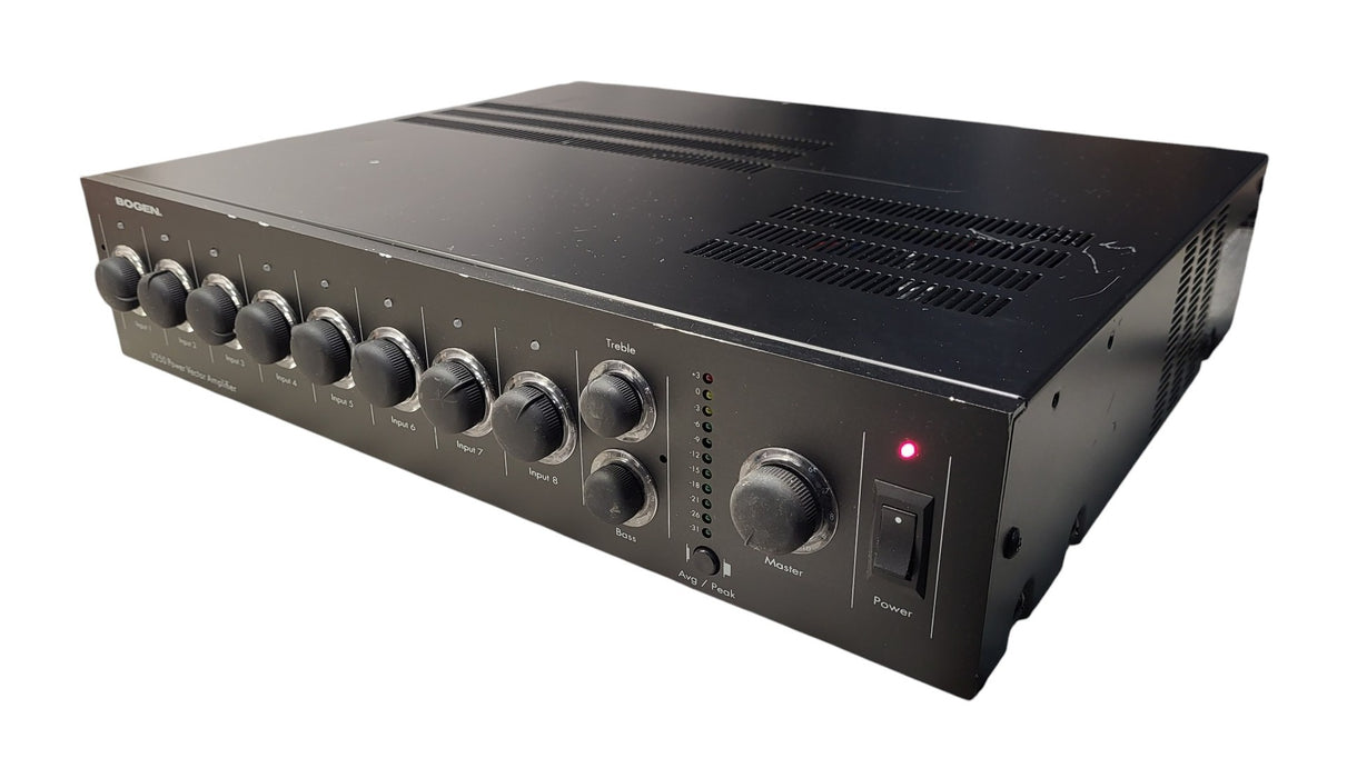 Bogen V250 Power Vector - 250W 8-Channel Modular Input Amplifier