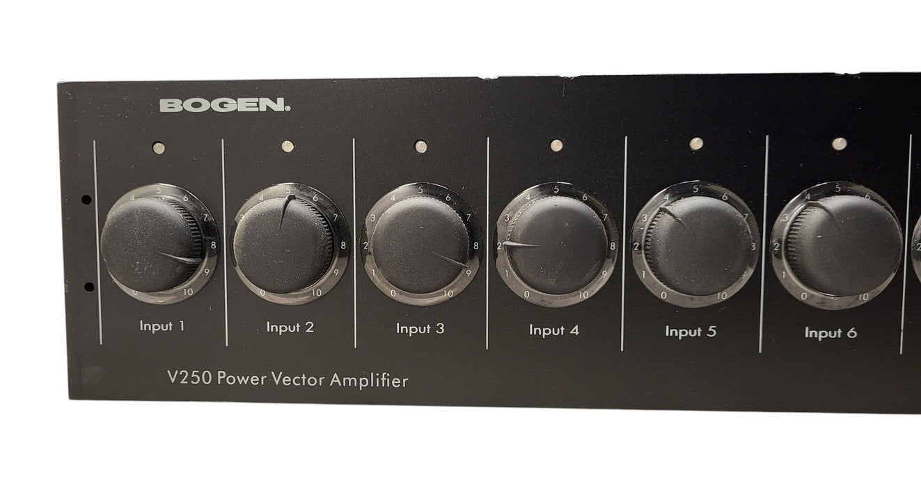 Bogen V250 Power Vector - 250W 8-Channel Modular Input Amplifier