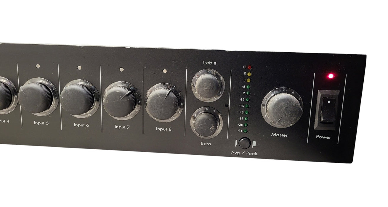 Bogen V250 Power Vector - 250W 8-Channel Modular Input Amplifier