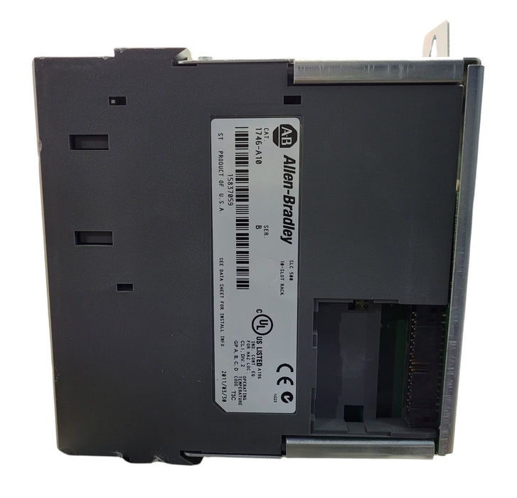 Allen-Bradley SLC 500 1746-A10 10-Slot Chassis w/ SLC 5/05 CPU & Modules