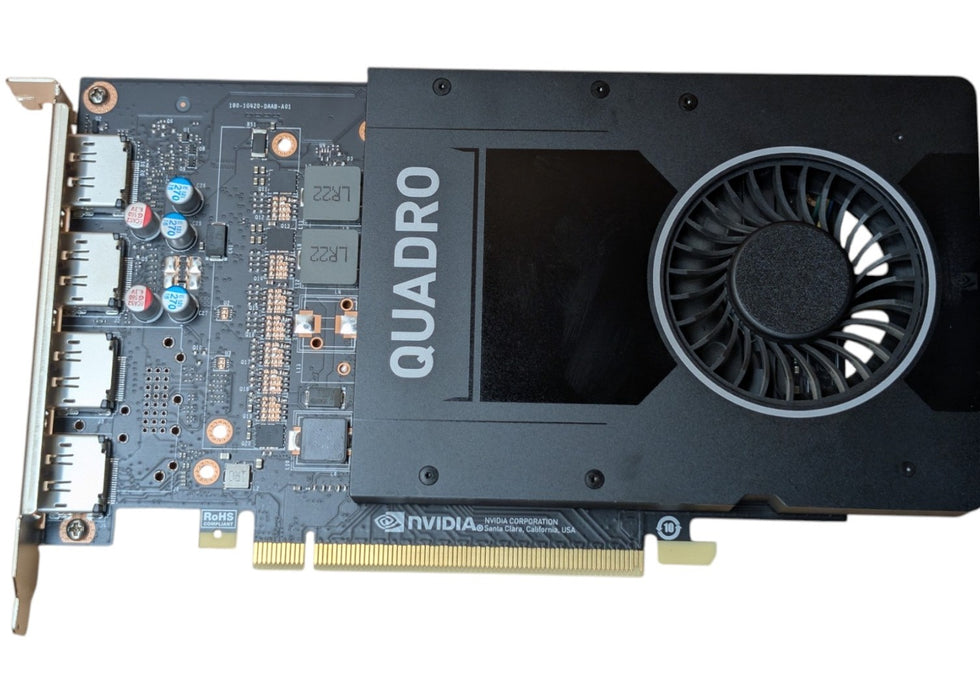 NVIDIA Quadro P2200 5GB GDDR5X Graphics Card - 4x DisplayPort