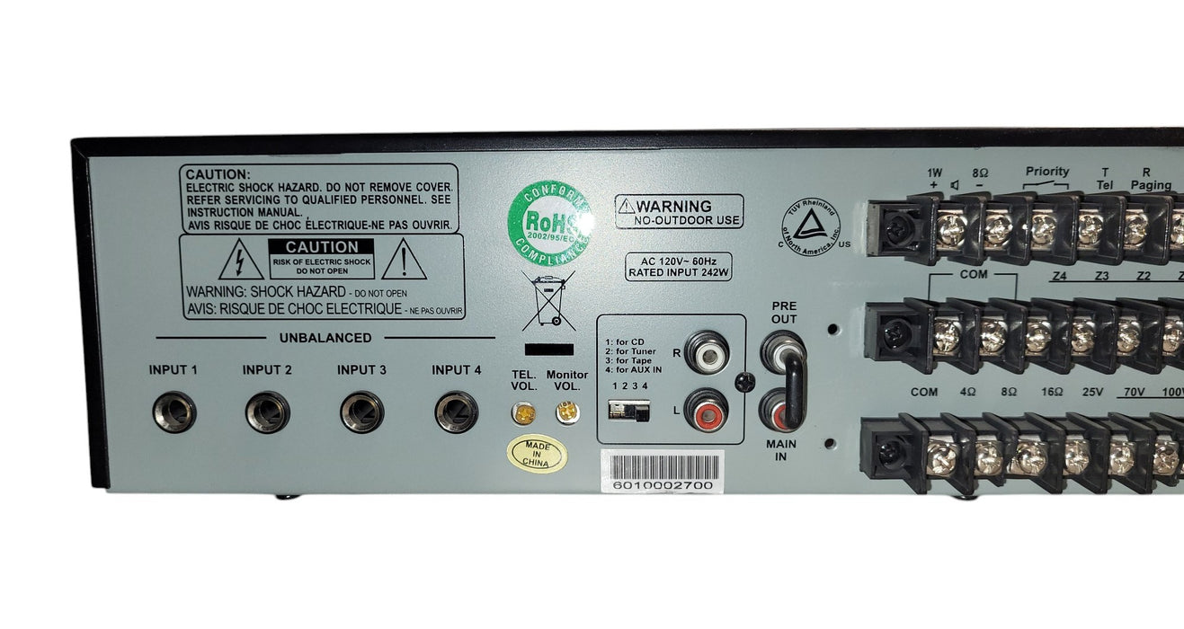 Norelco TPA120 Public Address Amplifier