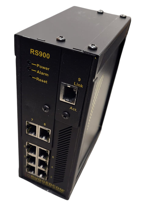RuggedCom RS900 RS900-HI-D-TXTXTX 9-Port Industrial Ethernet Switch