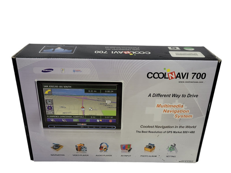New Sealed COOLNAVI 700 TOUCHSCREEN GPS NAVIGATION _