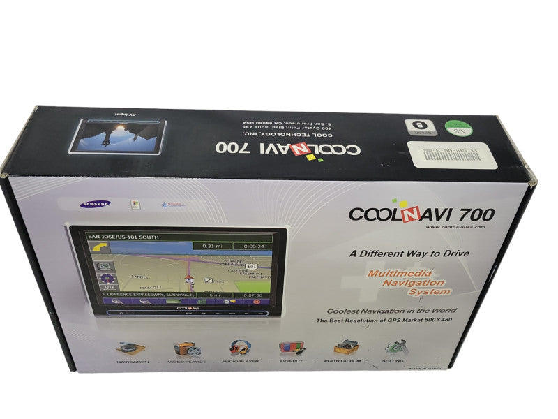New Sealed COOLNAVI 700 TOUCHSCREEN GPS NAVIGATION _