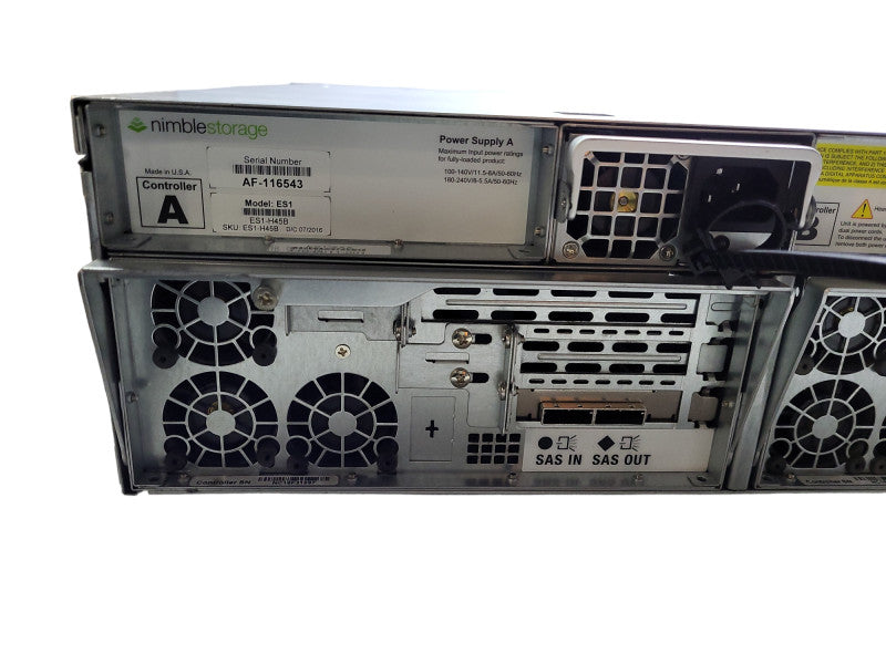 Nimble Storage Array ES1 storage 16x 3.5\\" HDD Trays, 2x Controllers, 2x PSU $