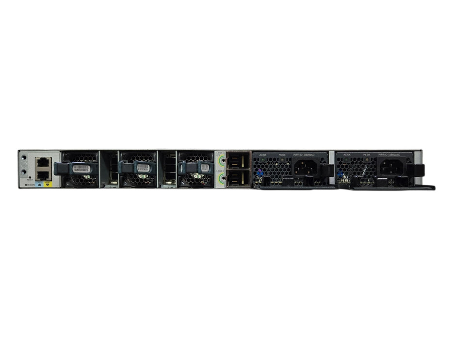 Cisco Catalyst WS-C3850-12S-E - 12-Port SFP Managed Switch C3850-NM-2-10G