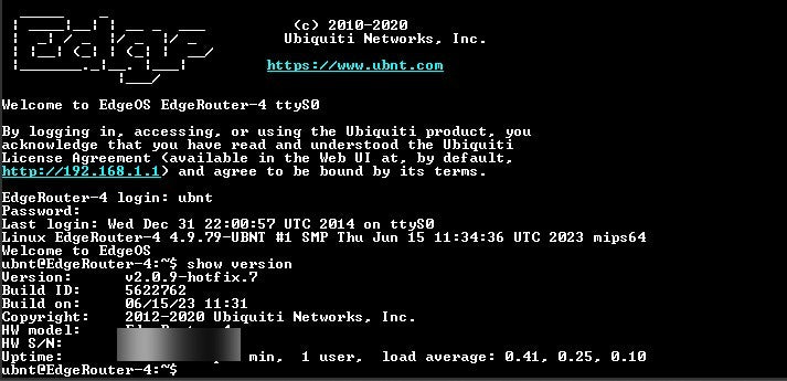 Ubiquiti EdgeRouter 4 ER-4 - 4-Port Gigabit Router with SFP