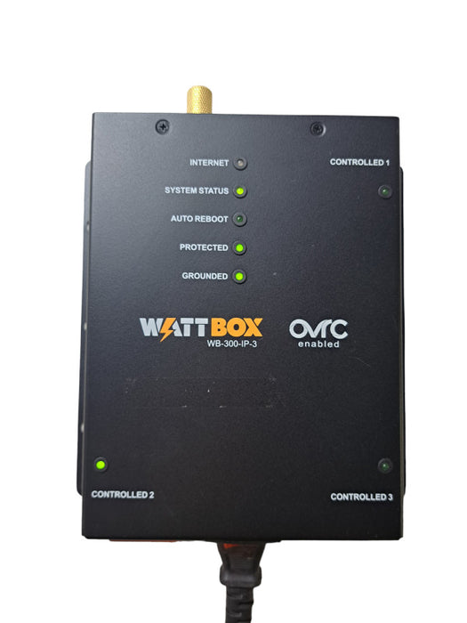 WattBox WB-300-IP-3 Power Conditioner/Surge Protector - Auto-Reboot