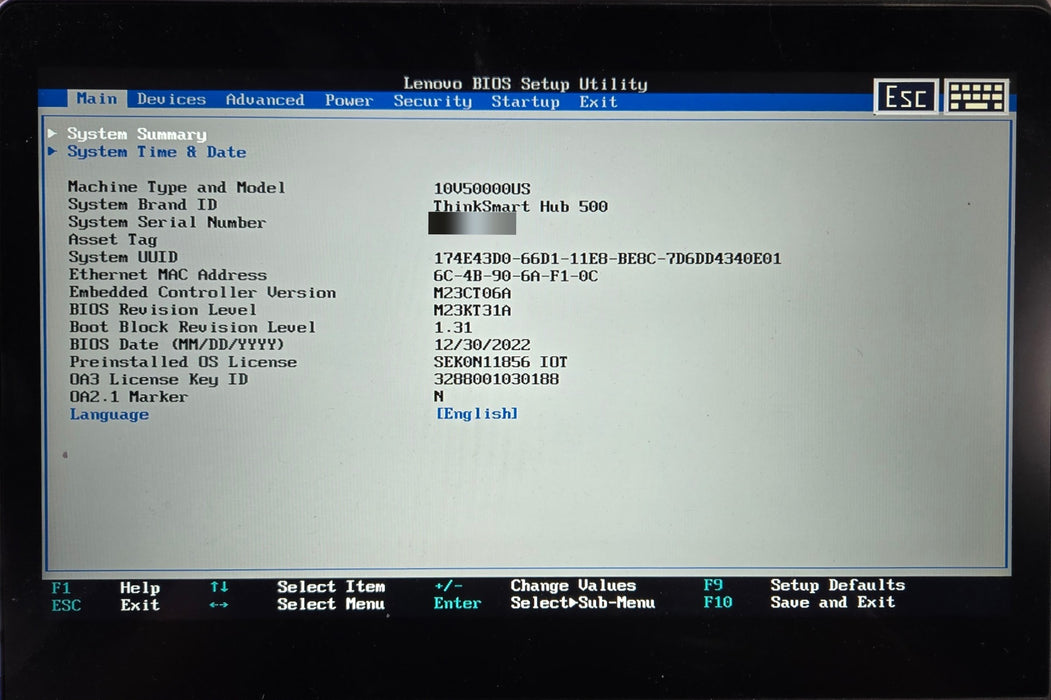 Lenovo ThinkSmart Hub 500 10V50000US - i5-7500T 8GB RAM 128GB M.2 SSD