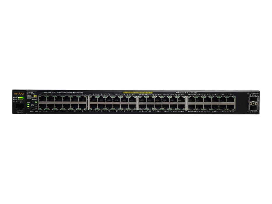 Aruba 2530-48G PoE+ -2SFP+ J9853A - 48-Port Gigabit PoE+ Switch