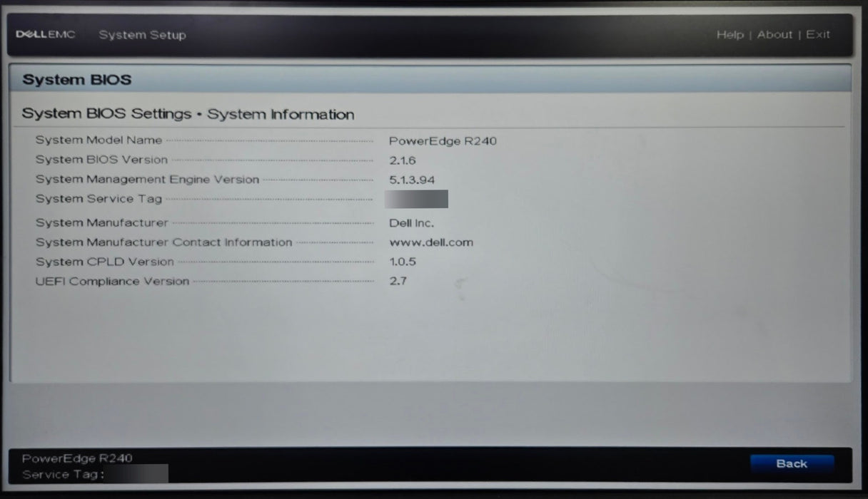 Dell PowerEdge R240 - Intel Celeron G4900 3.10GHz 16GB RAM 250W PSU