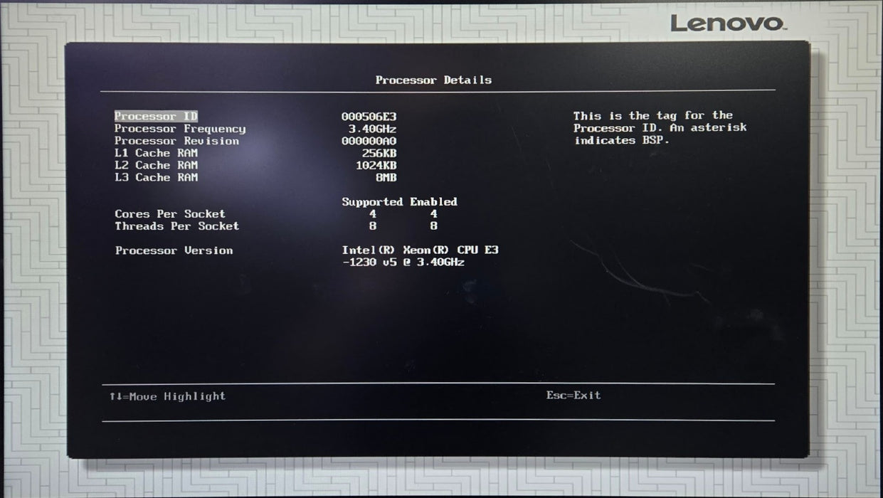 Lenovo System x3250 M6 8x SFF - Xeon E3-1230 v5 16GB 5x 1TB SAS M1215 1x PSU