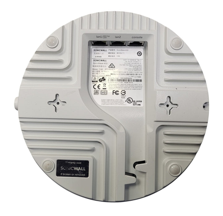 SonicWall SonicWave 432i APL43-0C3 Wireless Access Point (READ)