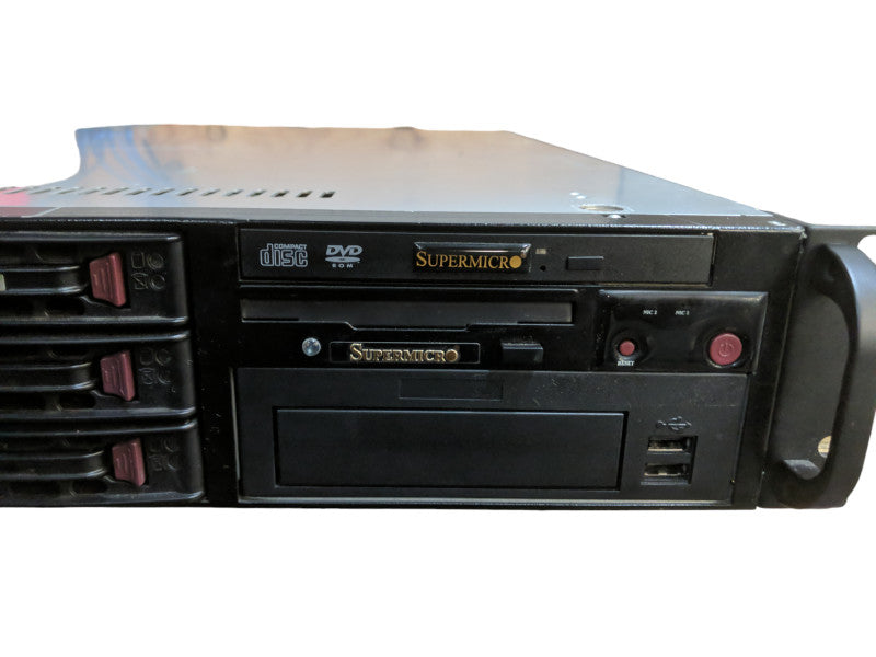 SuperMicro 2U Server | Xeon X3220 | 4GB RAM | No HDD | Adaptec HostRAID