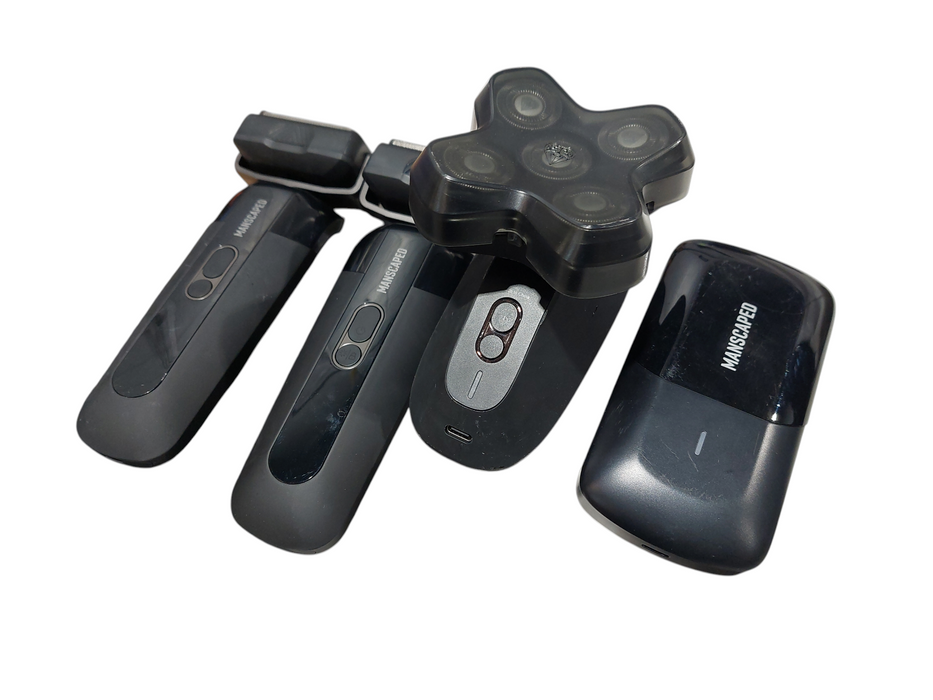 MANSCAPED Mens Grooming Package Good Used Condition Bundle of 4 Trimming Items
