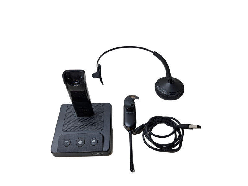 Yealink WH63 UC Wireless DECT Headset, Single Ear (Mono) Office Headset
