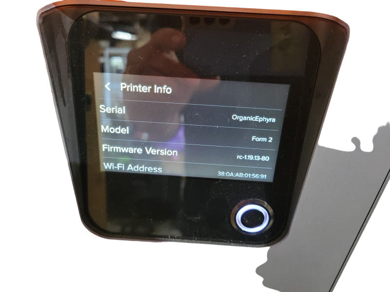 Formlabs Form 2 Professional Desktop SLA Resin USB Ethernet 3D Printer !