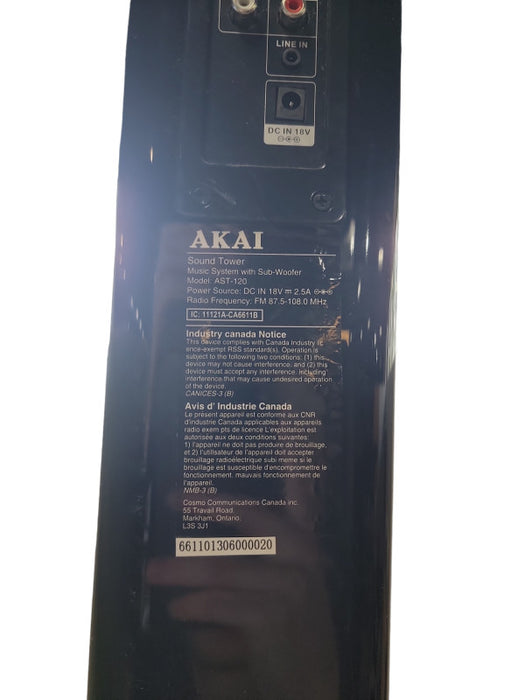 Akai Bluetooth Tower Speaker AST-120