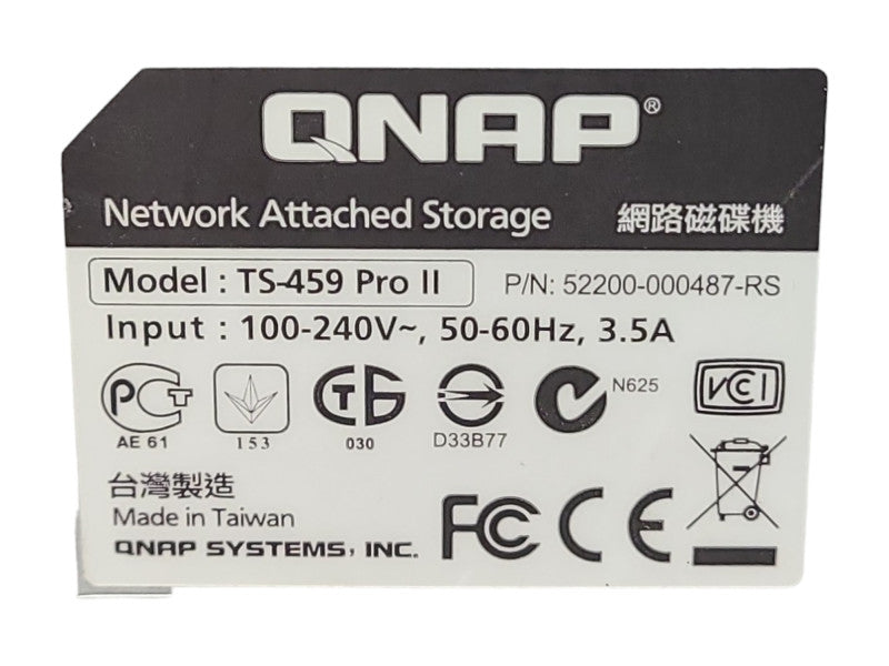 QNAP TS-459 Pro II 4-Bays NAS, 3GB RAM, 4x 1TB 3.5\\"HDDs