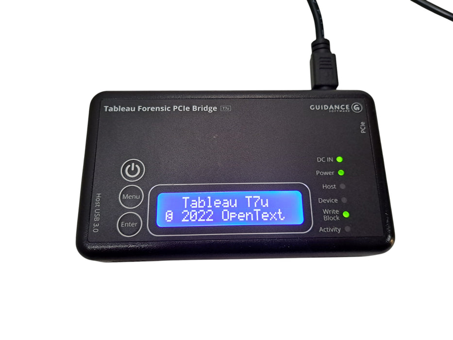 Tableau Forensic PCIe Bridge T7u UltraBlock - PCIe Write Blocker USB 3.0