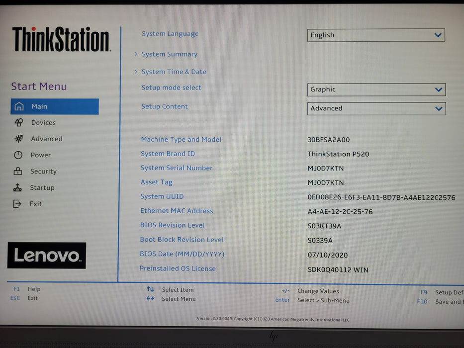 Lenovo ThinkStation P520, Xeon W-2102 2.90GHz, 8GB DDR4, 690W PSU, No GPU, READ