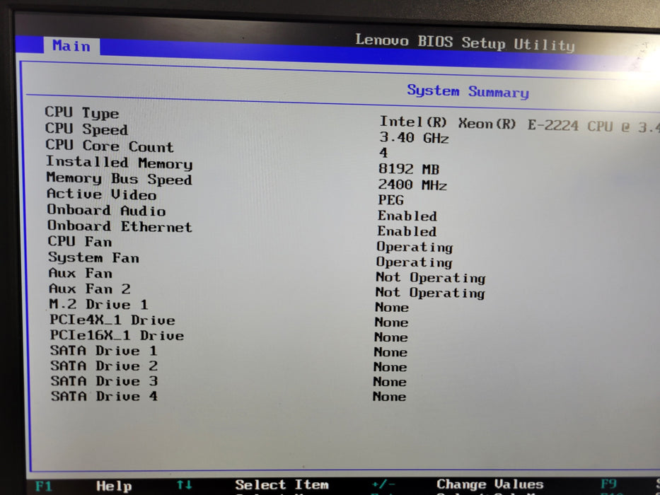 Lenovo ThinkStation P330 Tower - Xeon E-2224 3.4GHz 8GB RAM No HDD/SSD