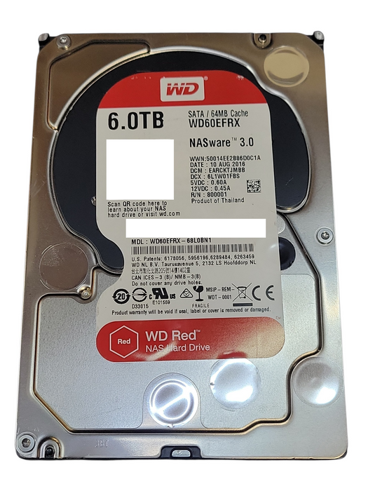 6TB Western Digital Red – SATA 6Gb/s 3.5 inch