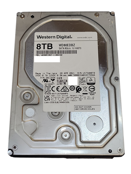 8TB Assorted Brand - SATA3 6Gb/s 3.5 inch