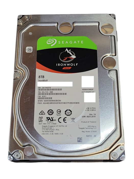 8TB Seagate IronWolf – SATA 6Gb/s 3.5 inch