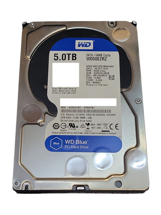 5TB Western Digital Blue – SATA 6Gb/s 3.5 inch