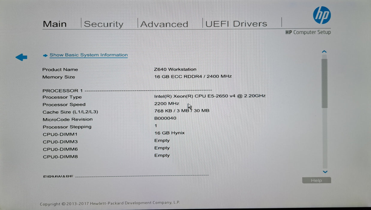 HP Z640 Workstation | Xeon E5-2650 v4 @2.20GHz, 16GB DDR4, No HDD, No GPU