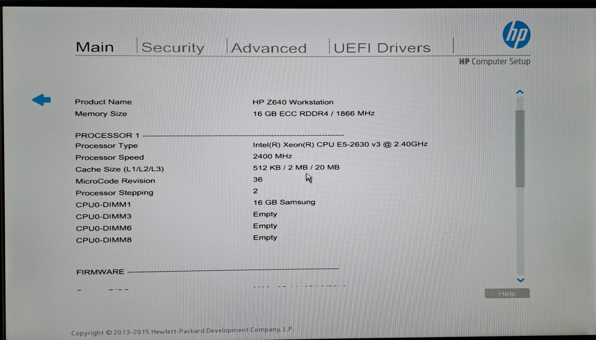 HP Z640 Workstation | Xeon E5-2630 v3 @2.40GHz, 16GB DDR4, No HDD, No GPU