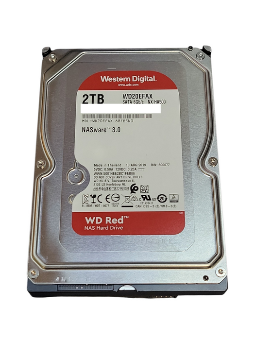 Lot of 2x 2TB Western Digital Red – SATA 6Gb/s 3.5 inch