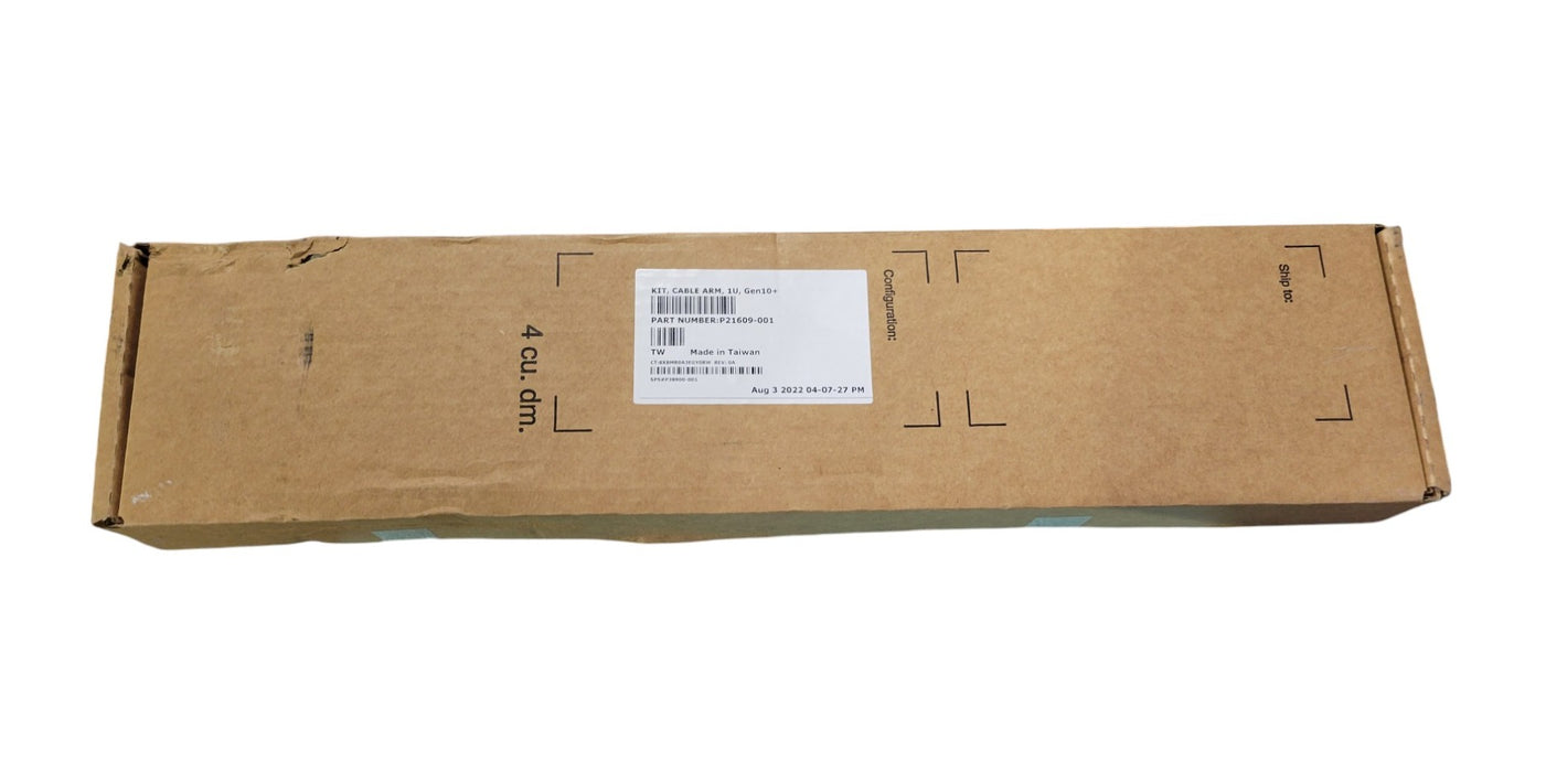 HPE P21605-001 - 1U Gen10+ Cable Management Arm Kit