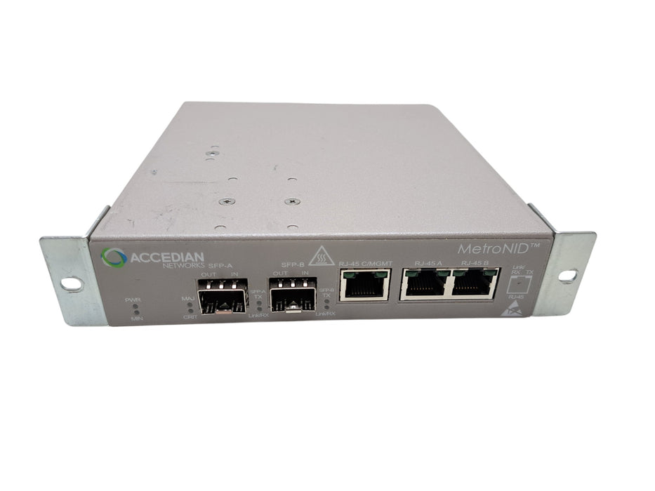 Accedian Networks MetroNID AMN-1000-TE Gigabit Ethernet Network Interface Device