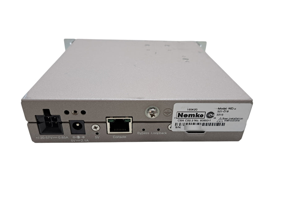 Accedian Networks MetroNID AMN-1000-TE Gigabit Ethernet Network Interface Device