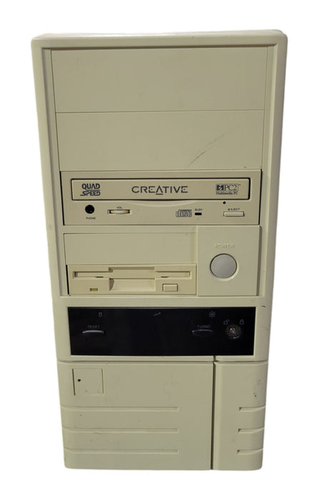 Vintage PC/AT Tower - Intel Pentium 100MHz 24MB RAM Cirrus Logic VGA NO HDD