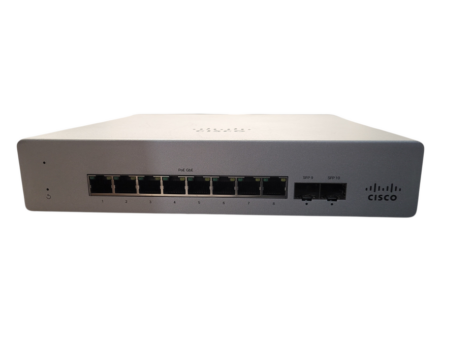Cisco Meraki MS120-8FP-HW 8-Port 1GbE PoE+ Unclaimed Switch
