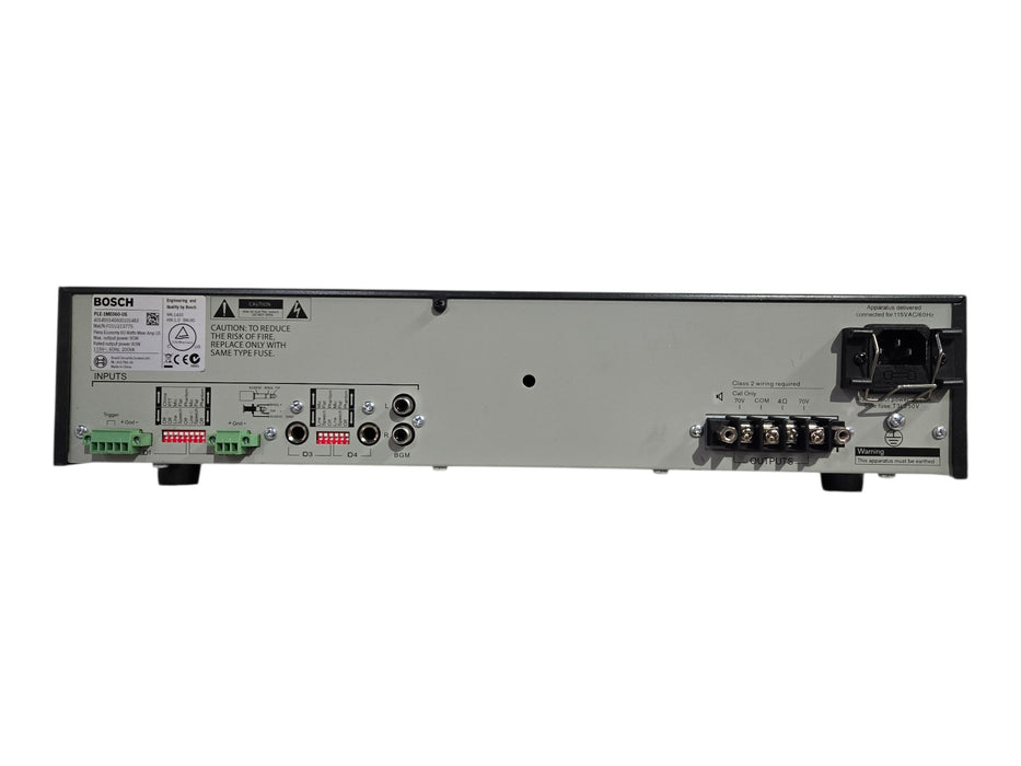 Bosch PLE-1ME060-US Plena Economy 60W Mixer Amplifier