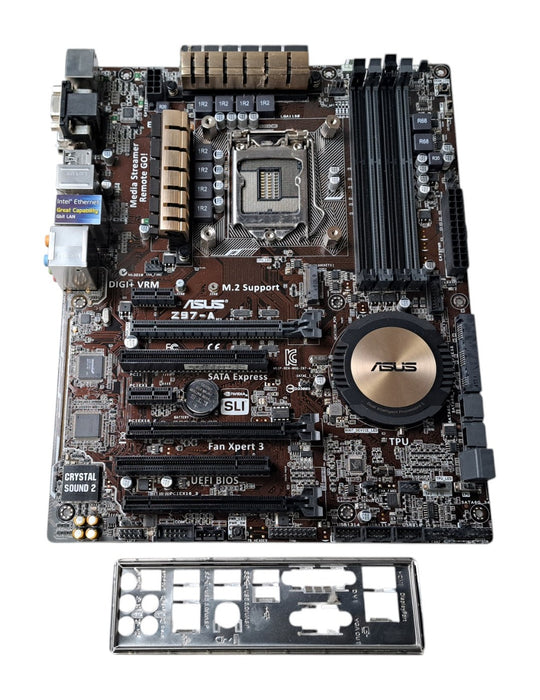 ASUS Z97-A - LGA1150 ATX Motherboard with I/O Shield