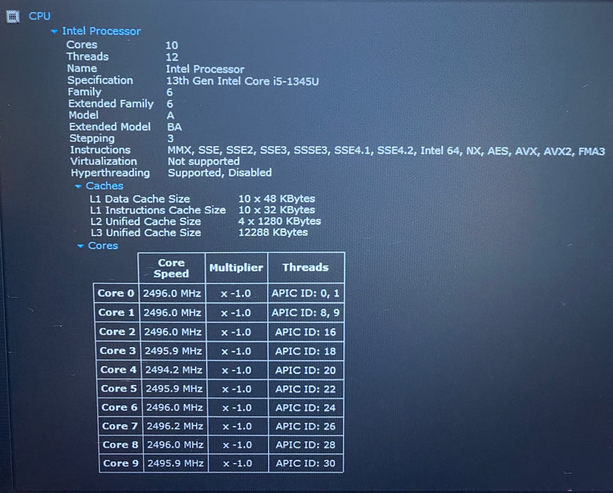 Dell Latitude 5440 Intel Core i5-1345U 1.60GHz 16GB RAM 256GB SSD