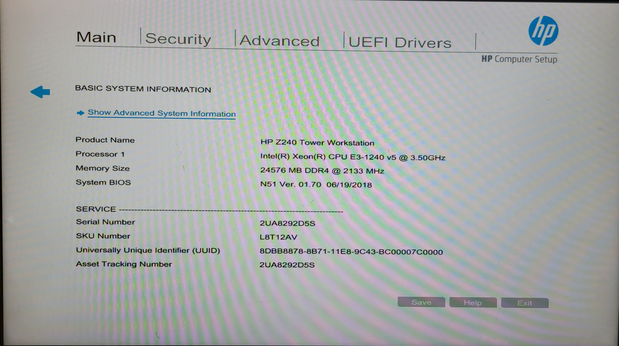 HP Z240 Tower Workstation | E3-1240 v5 @3.50GHz 24GB DDR4 | NO HDD/GPU