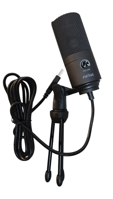 FIFINE K669B - USB Condenser Microphone with Tripod Stand