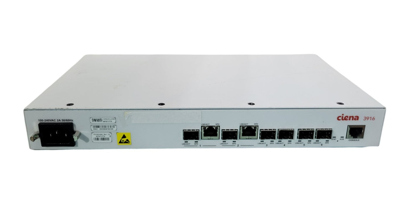 Ciena 3916 Service Delivery Switch 170-3916-900