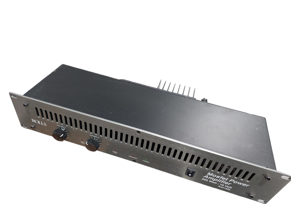 Rolls Mosfet Power Amplifier Model: RA2100b 200Watt / 70Volt Rack Mountable