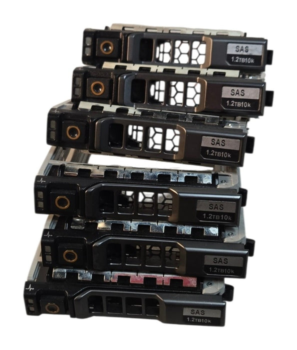 Dell PowerEdge 2.5" SAS HDD Caddies Lot of 6 - 1.2TB 10k Labels
